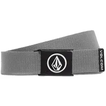 Volcom Gürtel Circle Web Belt Stoff grau Einheitsgröße