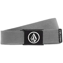 Volcom Gürtel Circle Web Belt Stoff grau Einheitsgröße