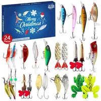 LuxusKollektion Adventskalender Weihnachtsferien Adventskalender 2024 Köder Set Deluxe Raubfisch