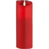 SOMPEX LED Echtwachskerze 23 cm rot