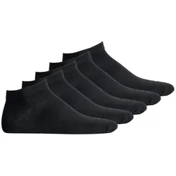 JACK&JONES Herren Sneakersocken 5er Pack - JACDONGO SOCKS, One Size Schwarz 40-46