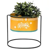 DanDiBo Ambiente Blumenhocker 34 x 30 x 25 cm Orange
