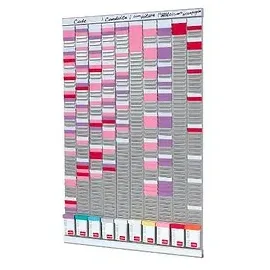 NOBO Stecktafel 64,5 x 96,0 cm 10 Spalten