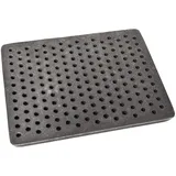 SEZAM Gussrost mit Löchern Ofenrost Ascherost Gußrost Kaminrost passend Kaminofen Tafelrost Rost Ofengitter Feuerrost Kohlerost Eckrost verschiedene Abmessungen (31,5 x 23,5 cm)