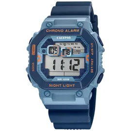 Festina Calypso Digital Herrenuhr Armbanduhr K5840/1 - Blau