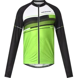 NAKAMURA Herren Fahrrad-Trikot Kobe, BLACK/GREENLIME, S