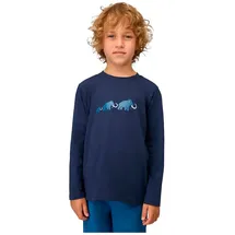 Mammut Core Logo Langarm-t-shirt - Marine - 128 cm
