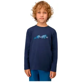 Mammut Core Logo Langarm-t-shirt - Marine - 128 cm