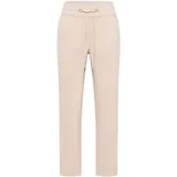Cecil Mid Waist Slim Leg Hose Beige L