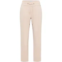 Cecil Mid Waist Slim Leg Hose Beige L