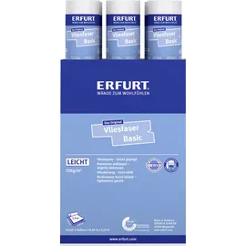 Erfurt Vliestapete Basic 108 weiß 10,05 x 0,53 m
