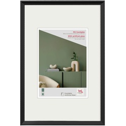 walther + design Desire Kunststoff Bilderrahmen, schwarz, 9 x 13 cm