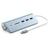Satechi ST-TCHCRB USB-Kombi-Hub Blau