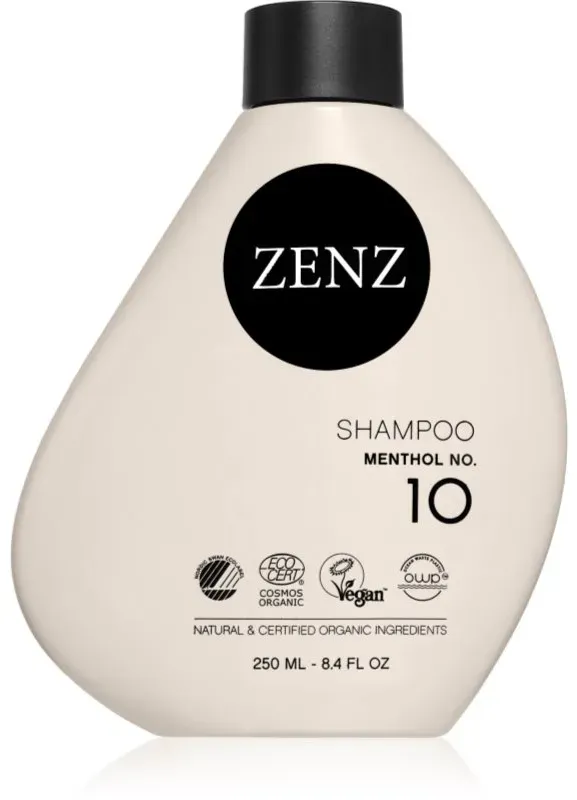 ZENZ Organic Menthol No. 10 Shampoo für fettiges Haar und Kopfhaut 250 ml
