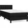 vidaXL Boxspringbett 100 x 200 cm Schwarz