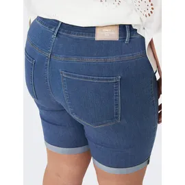 ONLY CARMAKOMA Carthunder Life Reg Long Shorts DNM Blau 42