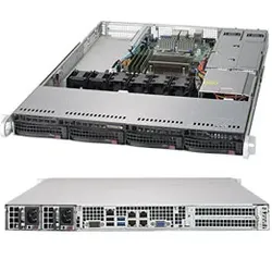 Supermicro SuperServer 5019S-W4TR - Server - Rack-Montage - 1U - 1-Weg - keine C