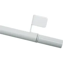 GARDINIA Klemmstange Press & Go Filigrano Zylinder, weiß, 30 - 50 cm