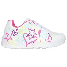 SKECHERS Uno Lite - My Drip Kinder Weiß/Mehrfarbig 35