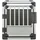 Trixie Transportbox M-L 63 x 65 x 90 cm Hellgrau/ Silber