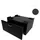 MCW Waschmaschinenunterschrank 61 x 33 x 52 cm Schwarz