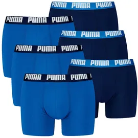 Puma Boxershort 6er Pack in Blau M