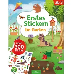 arsEdition Erstes Stickern – Im Garten
