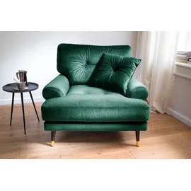 trends by hg »TOKIO« in Microfaser mit hochwertigem Holz/Metallfuß