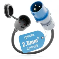 Greate 16A CEE Adapter Schuko Kupplung - Adapter CEE