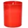 Papstar Grablichter Stundenbrenner Ø 5 cm 6,5 cm rot 4 St.