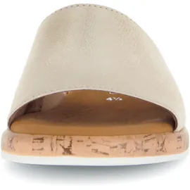 Gabor comfort Gabor Glamour Pantolette silber grau metallic 62.730.13 für Damen, beige, Größe 39 EU 6 UK
