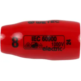 WeTec Sechskant-Steckschlüssel-Einsatz 3/8" 8 mm