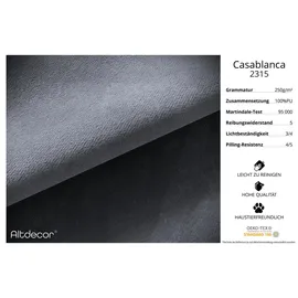 altdecor BOXBETT mit Matratze H3 und Lattenrost - 160x200 - Dunkelgrau