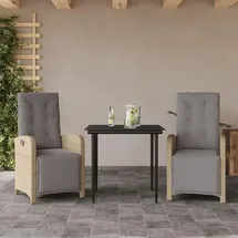 vidaXL Bistroset 3-tlg. Beige