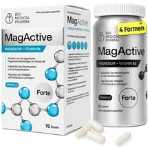 Bio Medical Pharma MagActive Magnesium Komplex Hochdosiert Kapseln 90 St.
