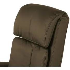 HIMOLLA Sessel 7418 Leder 81 x 111 x 95 cm Braun elektrisch