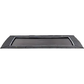 EXIT TOYS Dynamic ebenerdiges sports Trampolin 244 x 427 cm Schwarz