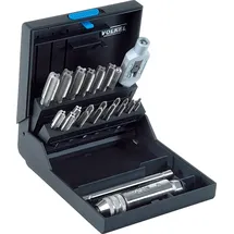 VOLKEL Handgewindebohrer-Set P.K.21, M 3 - 12, mit Werkzeughalter