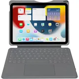 DEQSTER Rugged Touch Plus Keyboard (DE, iPad 10.9"), Tablet Tastatur, Grau
