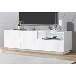 Lowboard INOSIGN "Vega", weiß (weiß hochglanz), Sideboards, Breite 150 cm