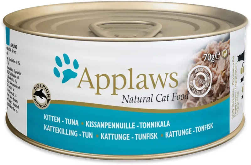 Applaws Kitten 70g Katzennassfutter Sparpaket 48 x 70 Gramm Thunfisch