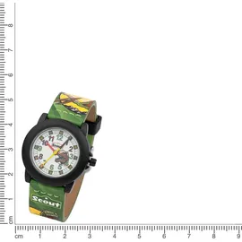 Scout Crystal 280305041 Gehäusefarbe Grün Silikonarmband Grün