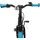 vidaXL Kinderfahrrad 18 Zoll schwarz