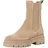 Damen Stiefel Leder beige 39