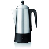 C3 Design Eco - electric percolator - black/brushed stainless steel