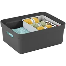 SUNWARE Aufbewahrungsbox Sigma Home 24 L 1-tlg. anthrazit
