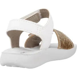 GEOX B Lightfloppy Sandal Weiß Gold 23