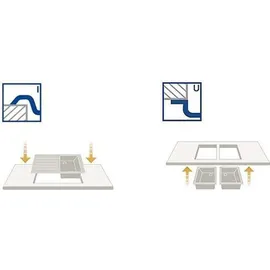 Blanco Zenar 5 S InFino Becken rechts schwarz (526046)