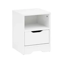 Wohnling Nachtschrank WL5.700 31 x 43 x 31 cm Weiß