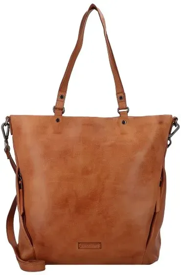Jack Kinsky Nelson 6 Schultertasche Leder 41 cm  braun